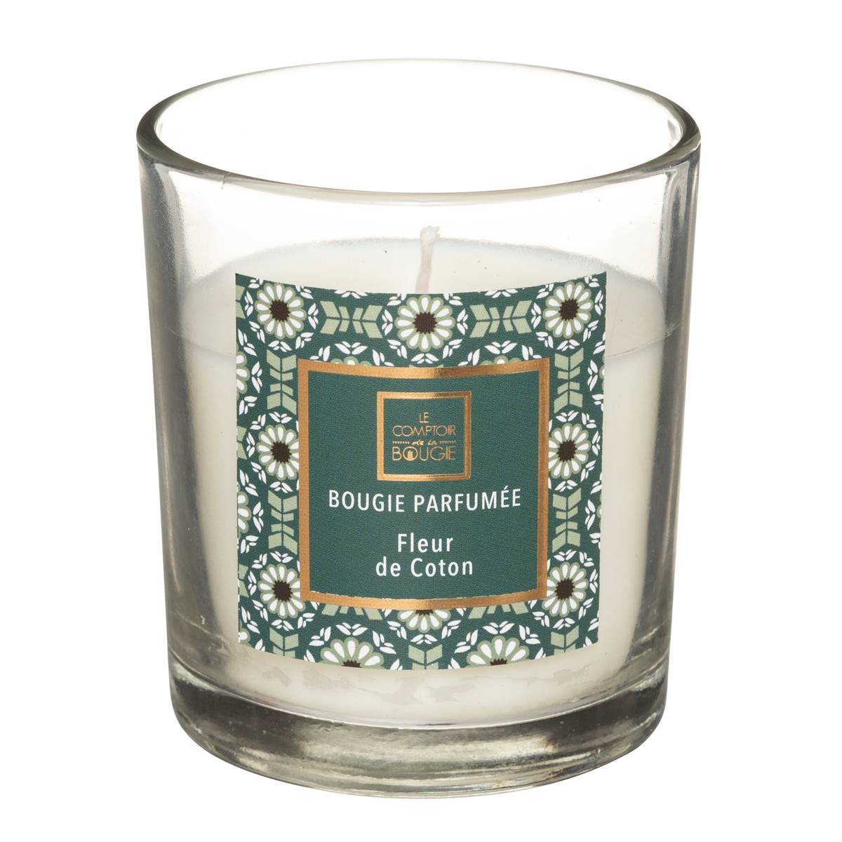 Neda Cotton Glass Scented Candle 110g