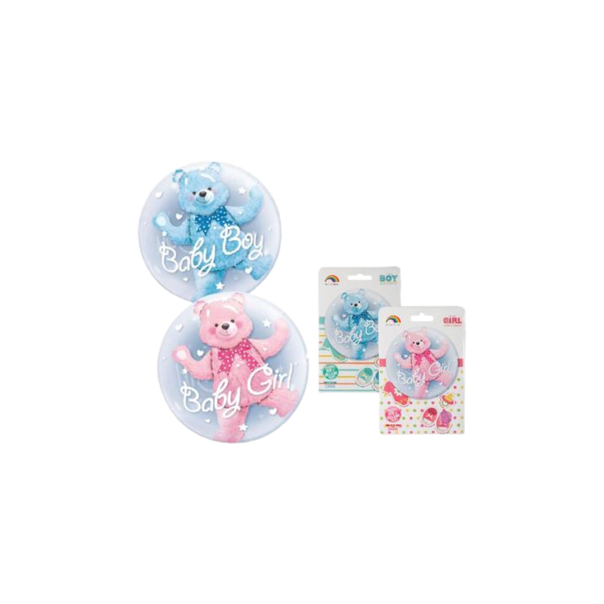 Balloon Clear Baby Boy or Girl 50cm