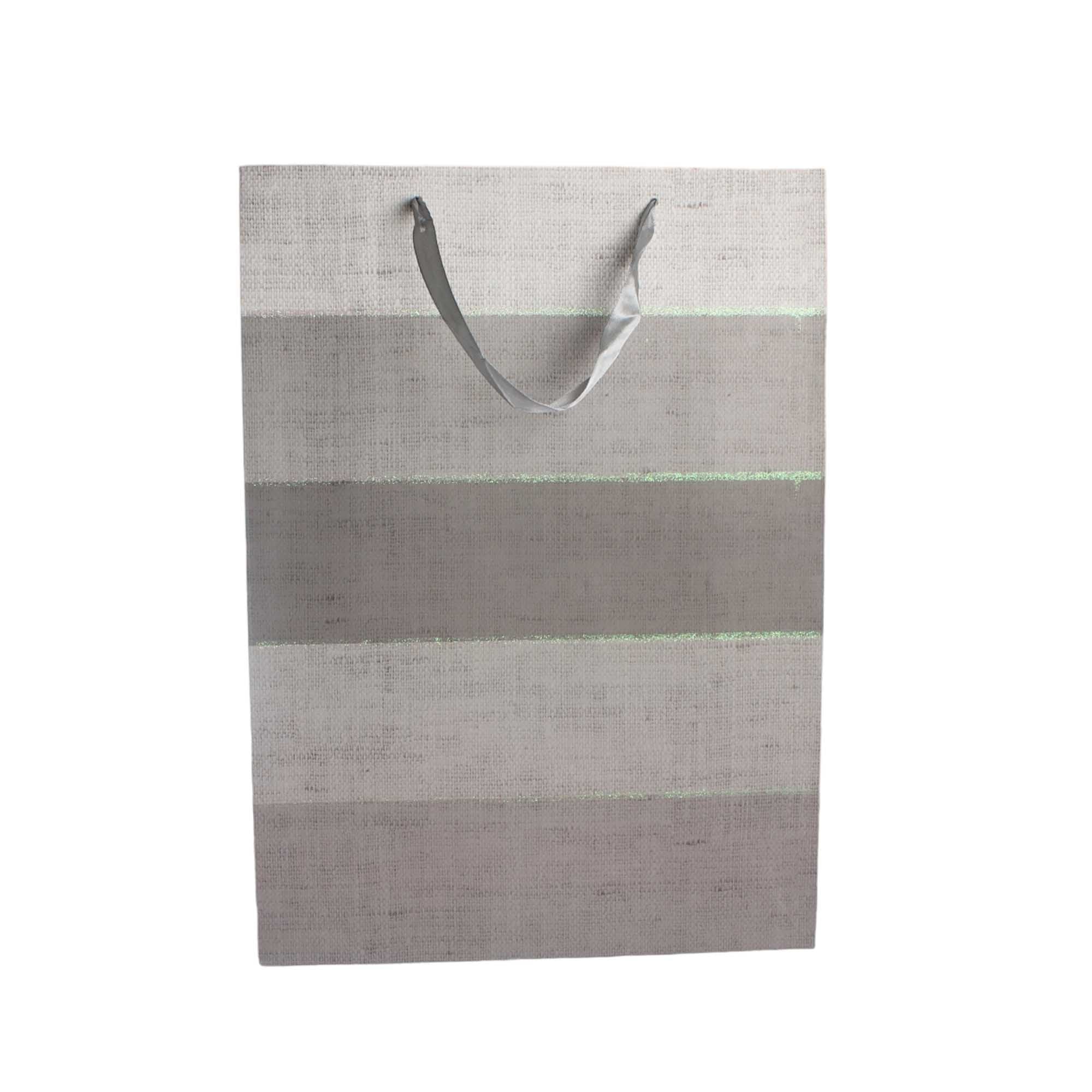 Gift Paper Bag Colour Stripes 26x32cm Medium