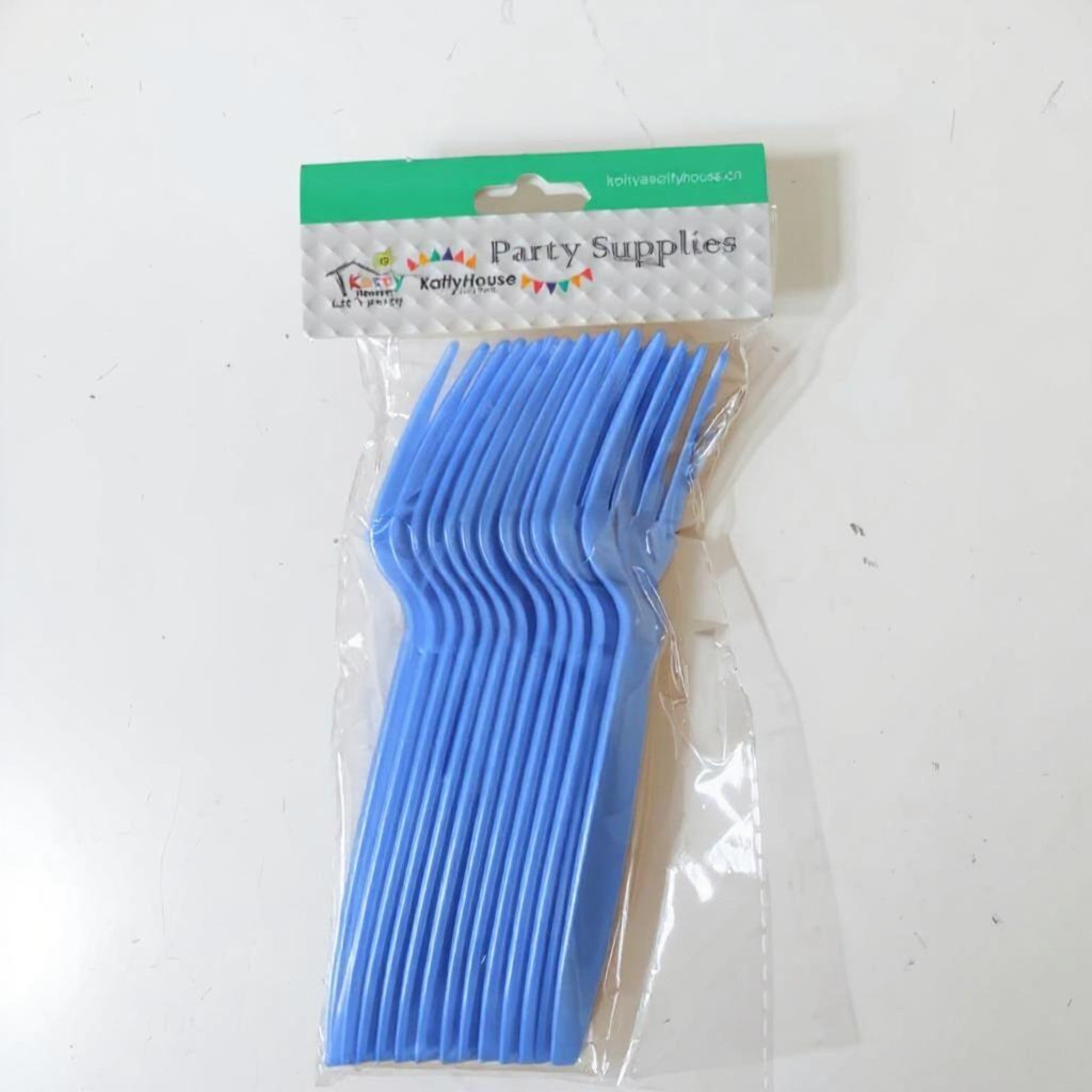 Disposable Plastic Cutlery Forks 15cm 12pack