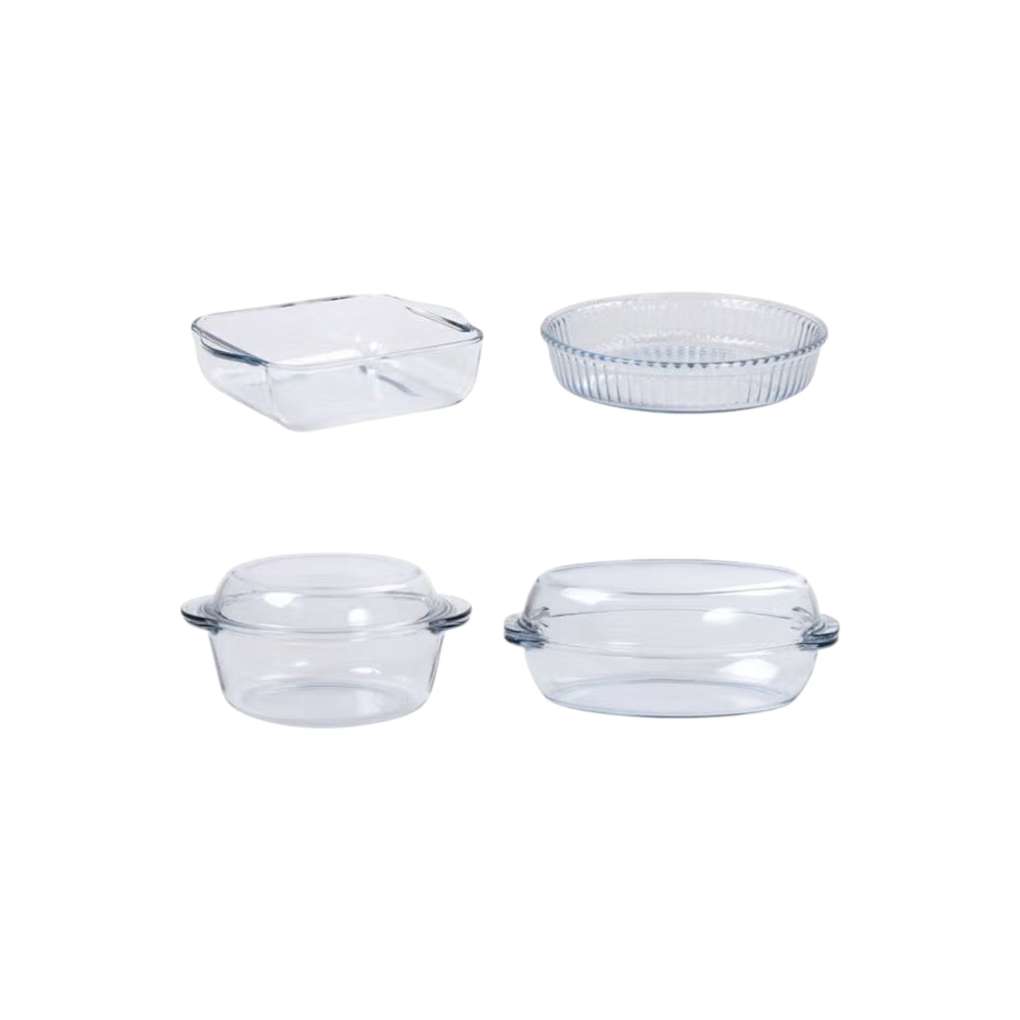 Pasabahce Borcam Oven Casserole Set 6pcs