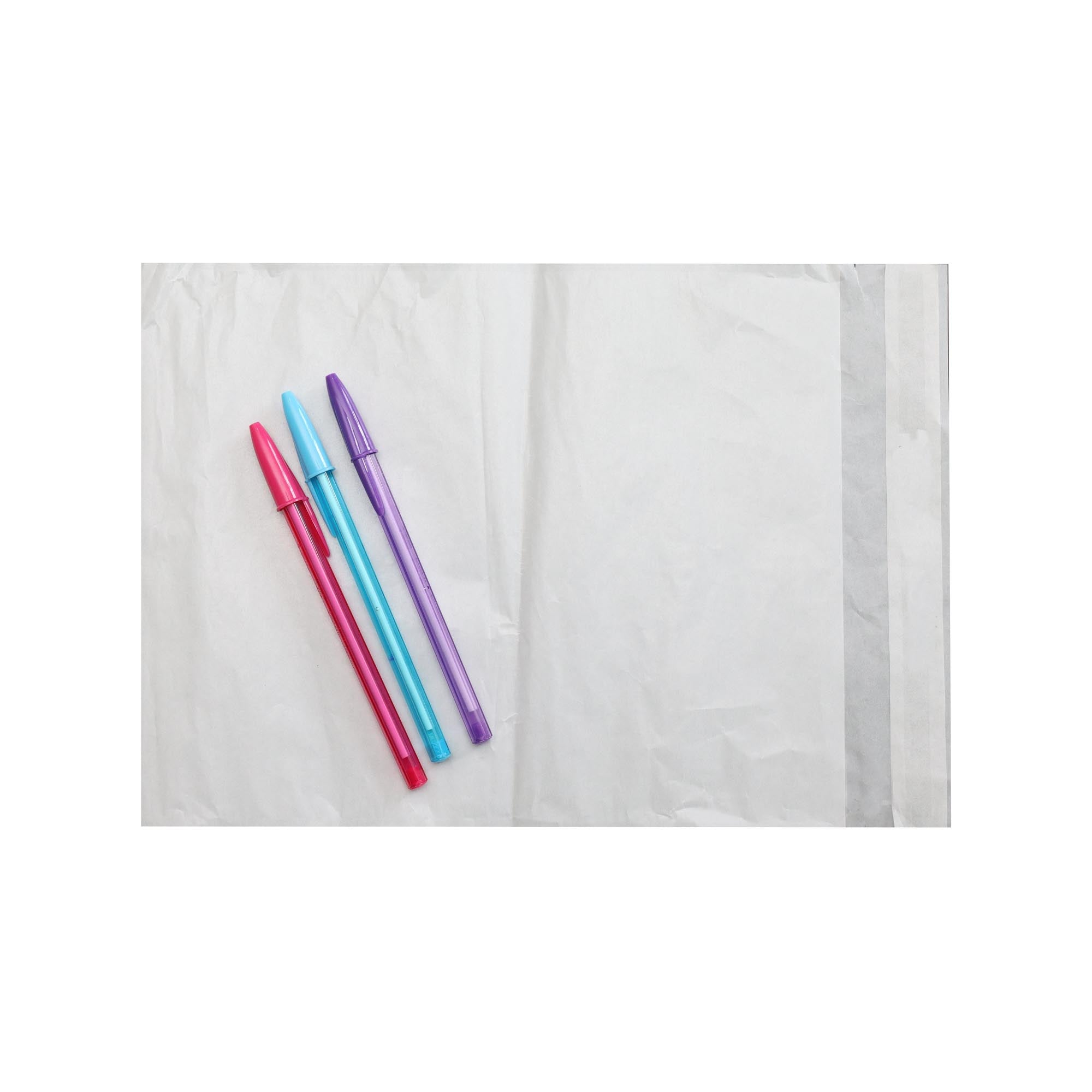 Self Seal Glassine Paper Packing Bags 10pack