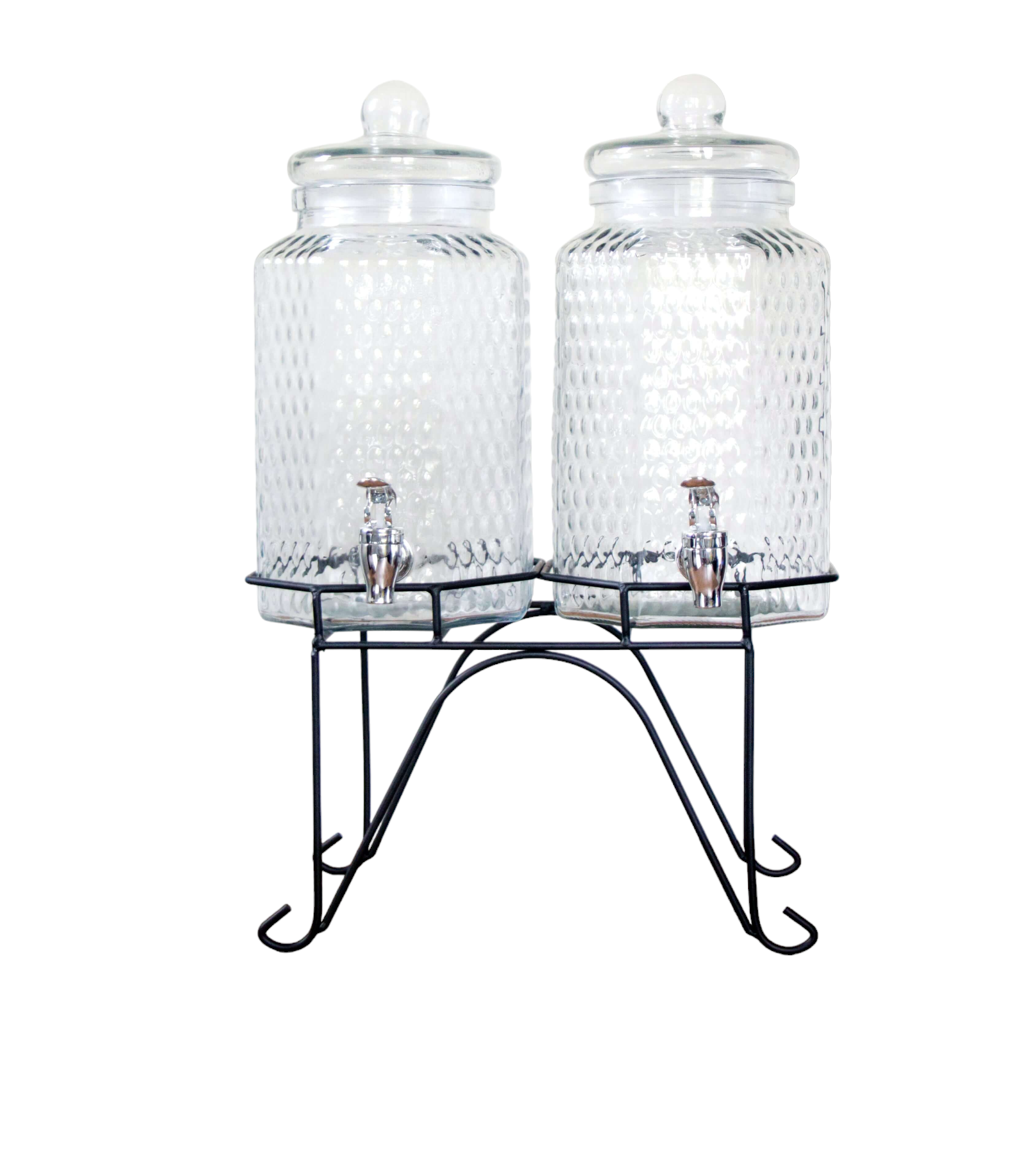 Beverage Dispenser 4L Glass 2 Piece with Stand  - 529