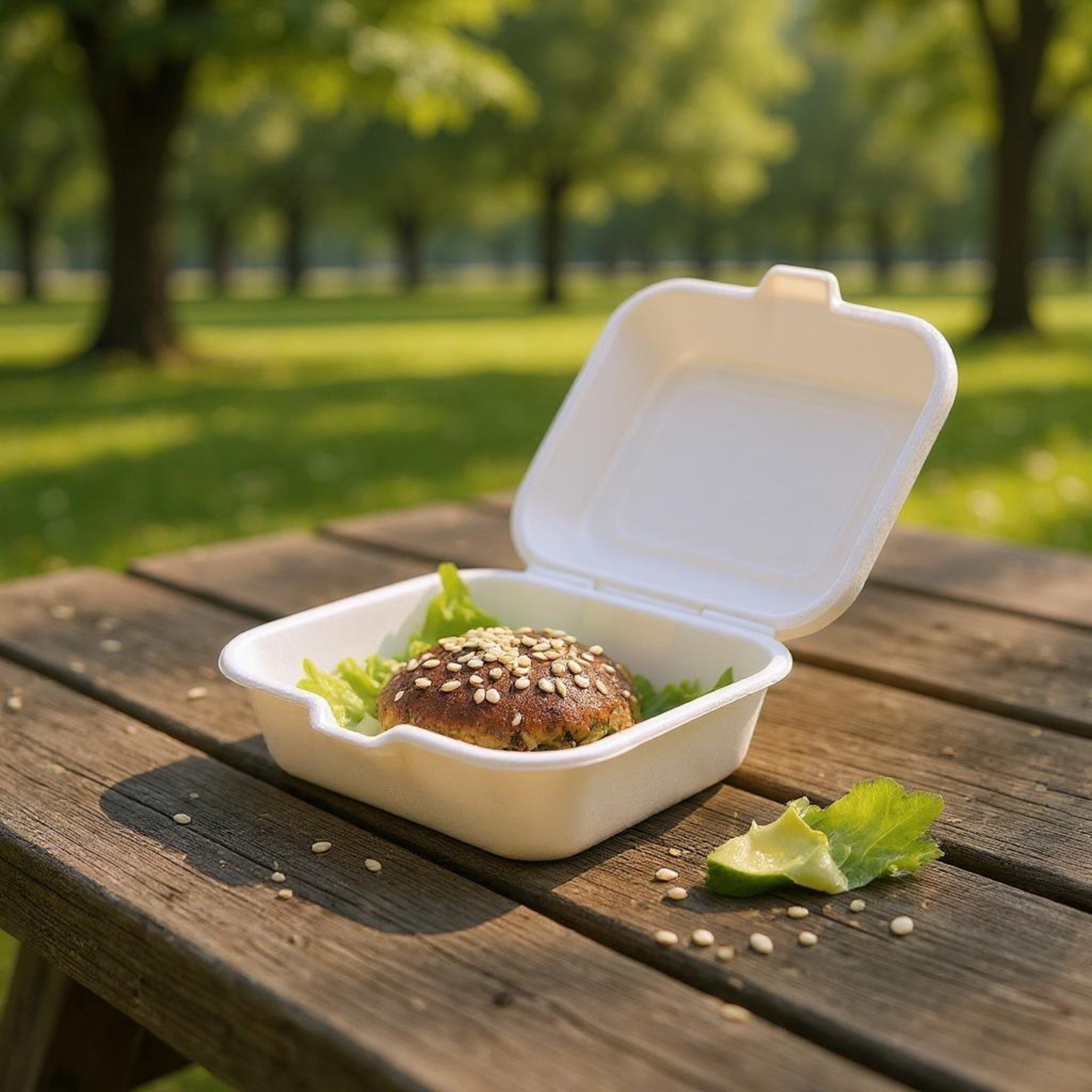 Fomo Food Tray No.6 Burger Clamshell 125pack