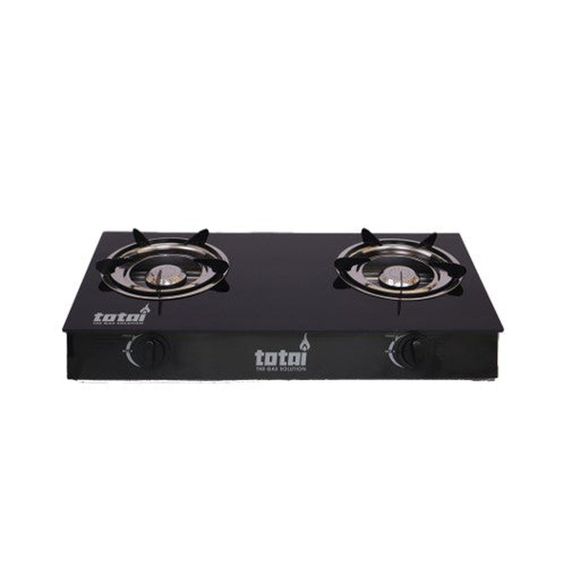 Gas Stove 2 Burner Glass Hotplate 26/013 Totai