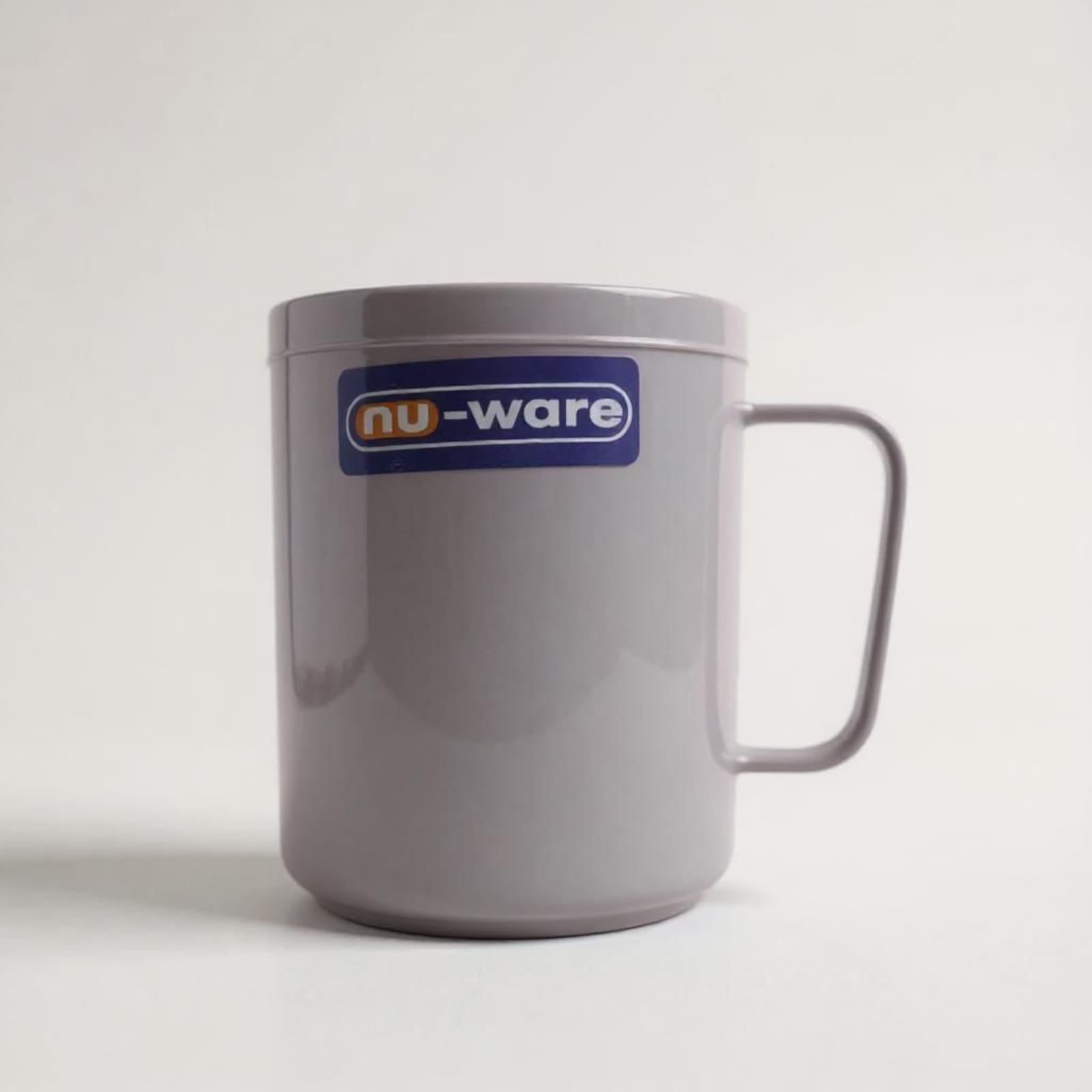 Nu Ware Plastic Camping Mug 375ml 4pack