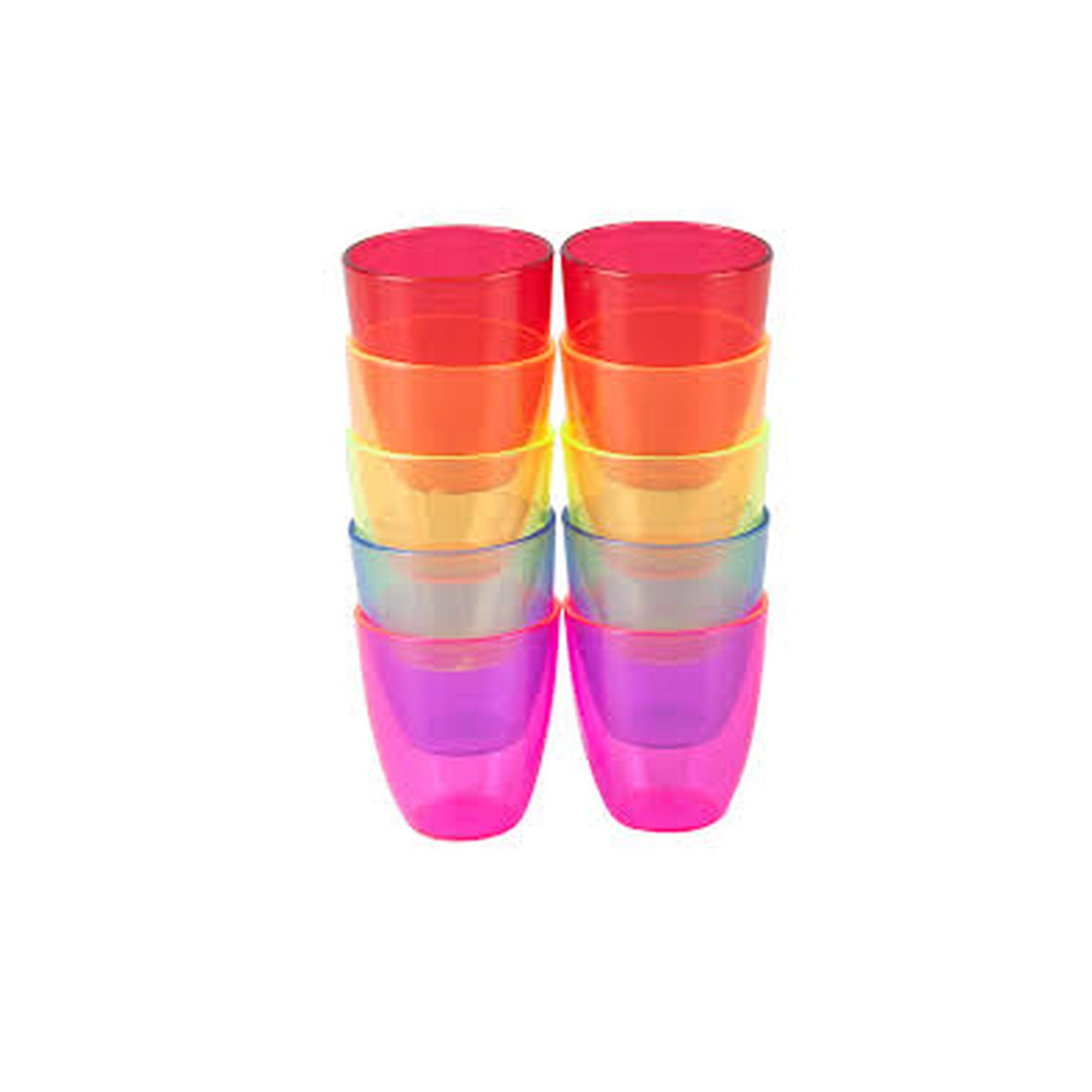 Otima Sienna Shot Glass 25ml Tot measure Plastic 10pc