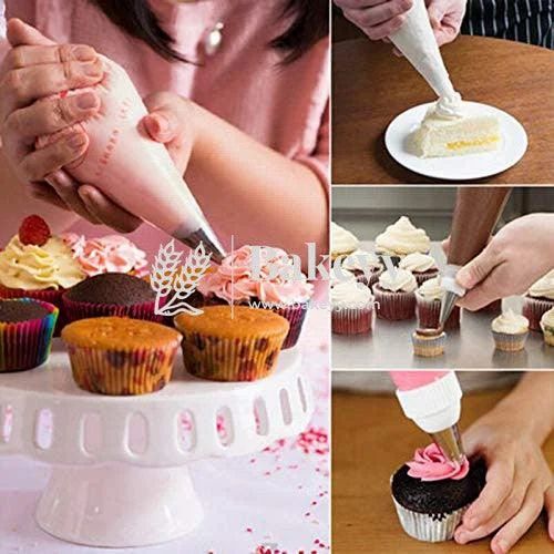 Plastic Piping Pastry Bags 14x24cm HDPE 100pack