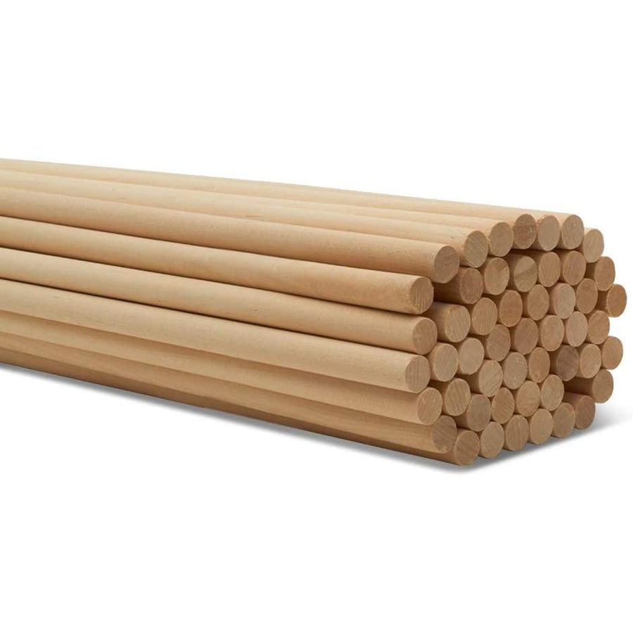 DIY Wooden Craft Dowel Stick 30cmx8mm Dell Pin 8pack