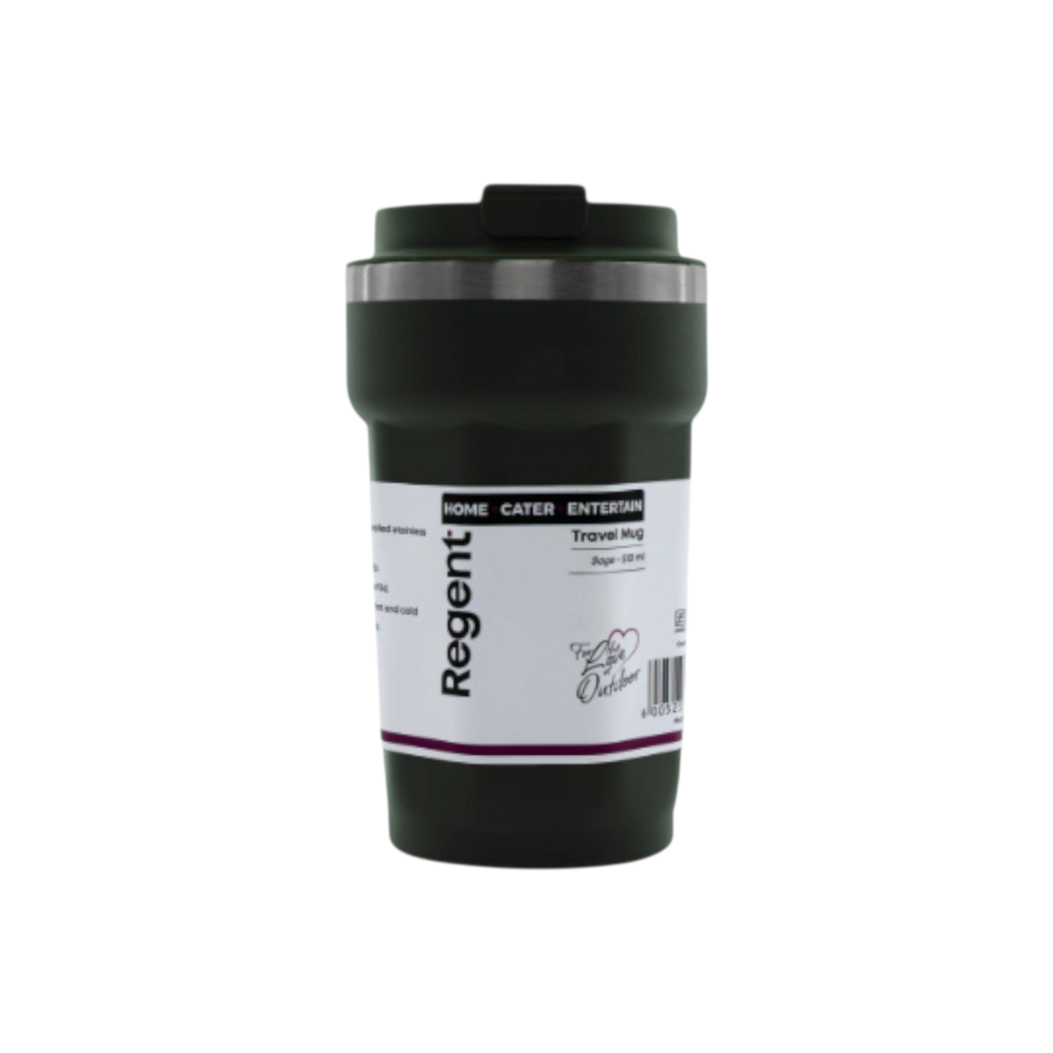 Regent Double Wall Stainless Steel Travel Mug Sage 510ml