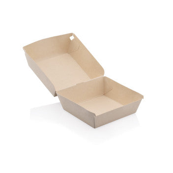 Bamboo Burger Clamshell Box 105mm 5pack