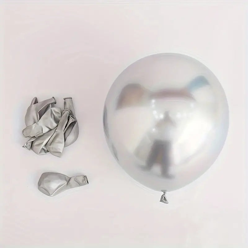 Latex Metallic Party Balloons 12inch 10pcs