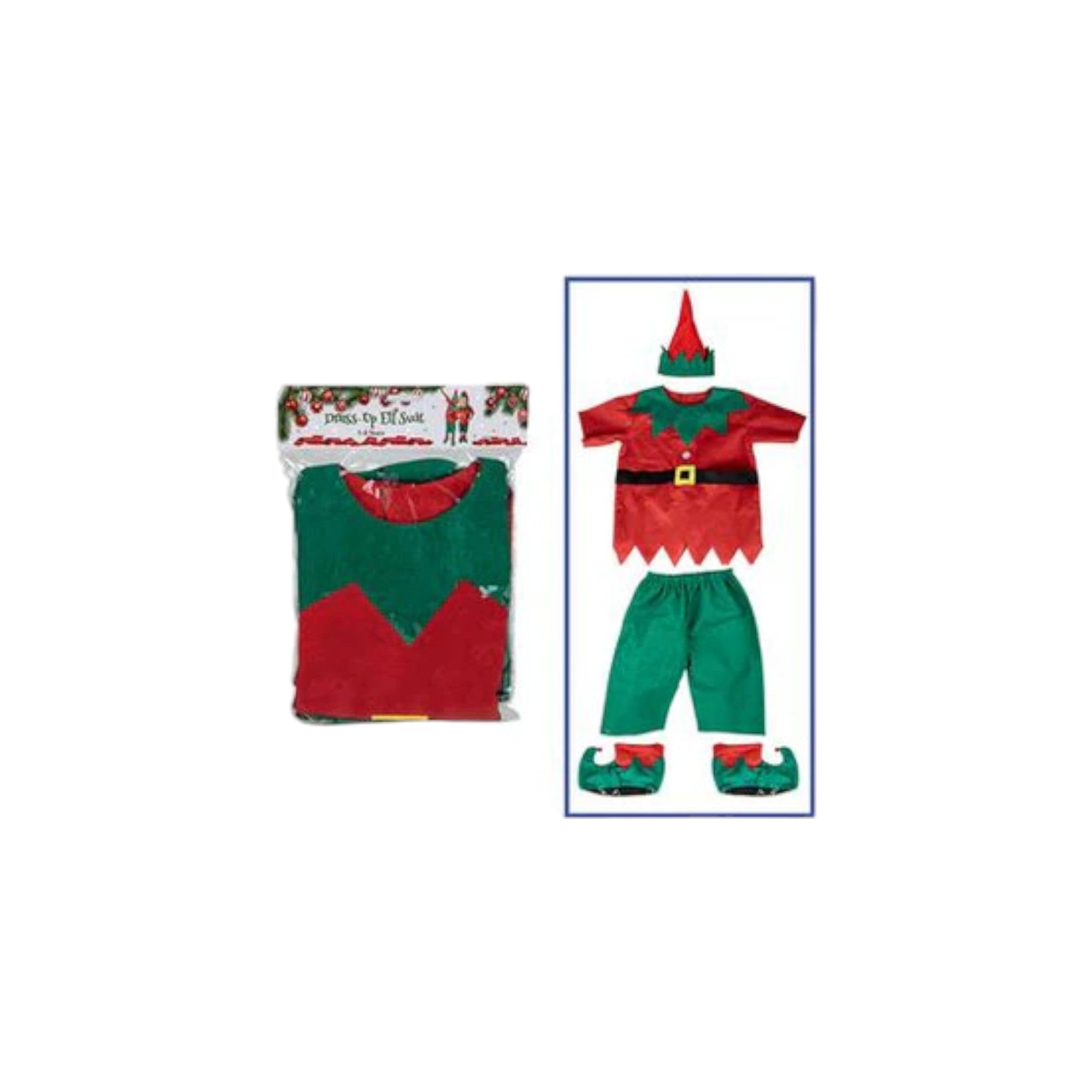 Festive Elf Kiddies Costume
