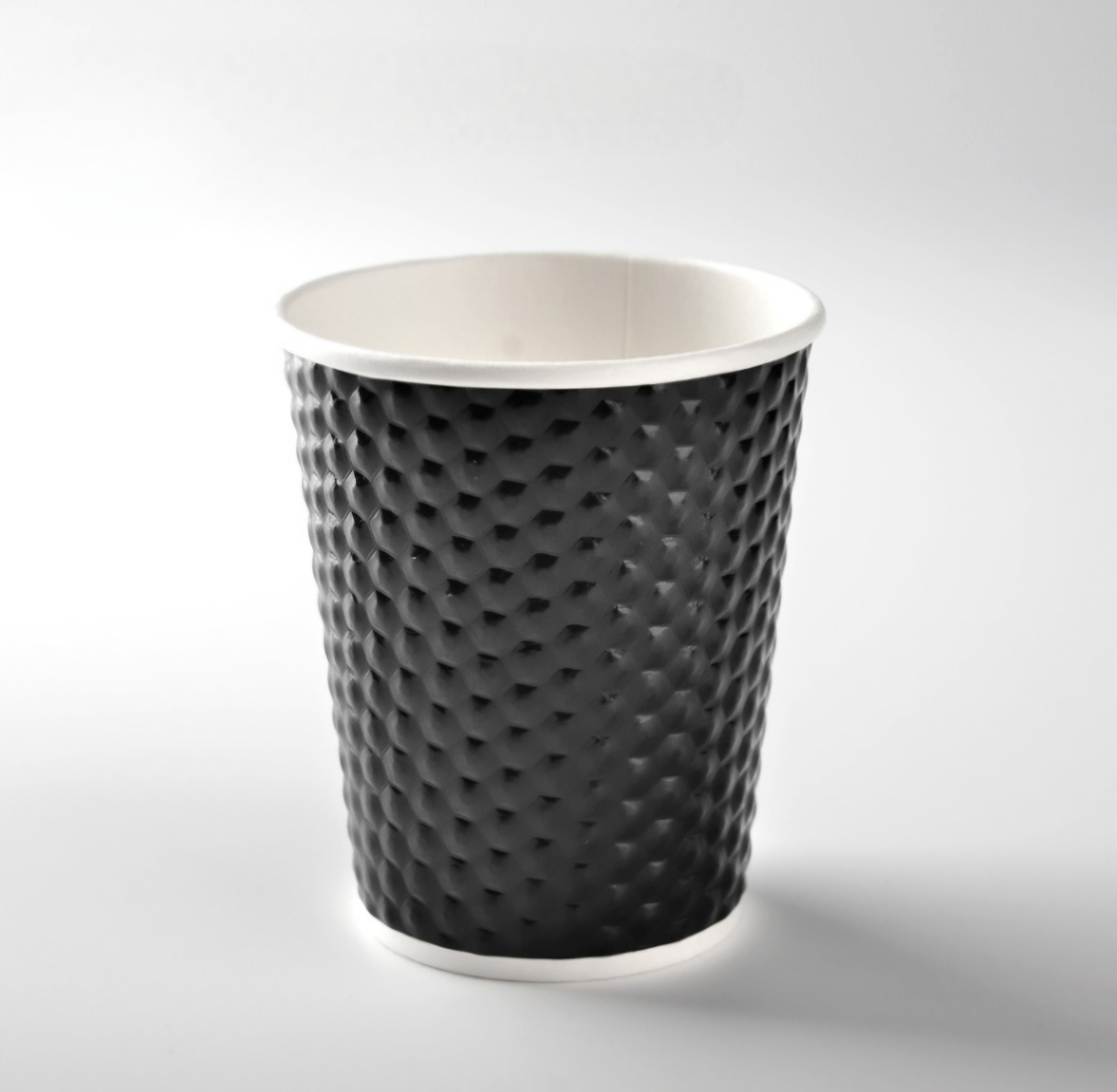 360ml Disposable Paper Coffee Cup Dot Embossed 25pack XPCL111