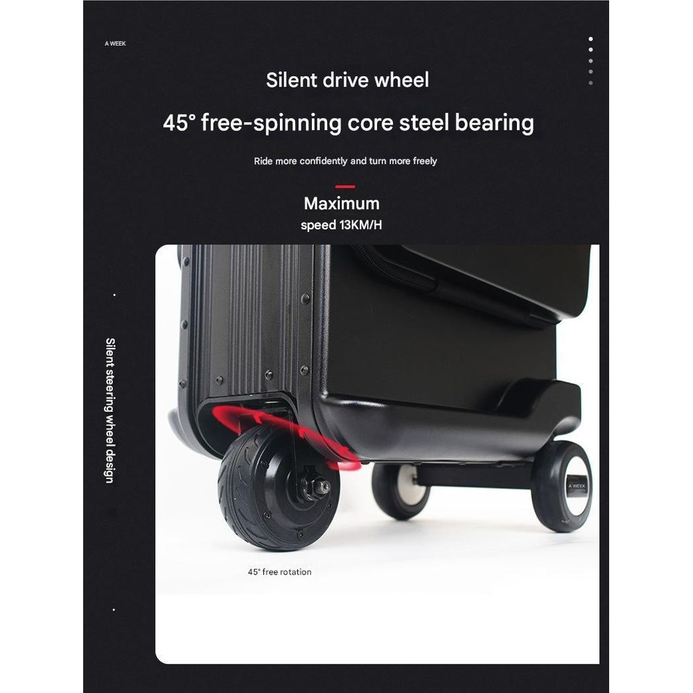 BEKE Smart Rideable Suitcase SCLTB - Airline Compliant Electrical Carry-on Luggage Travelling Bag