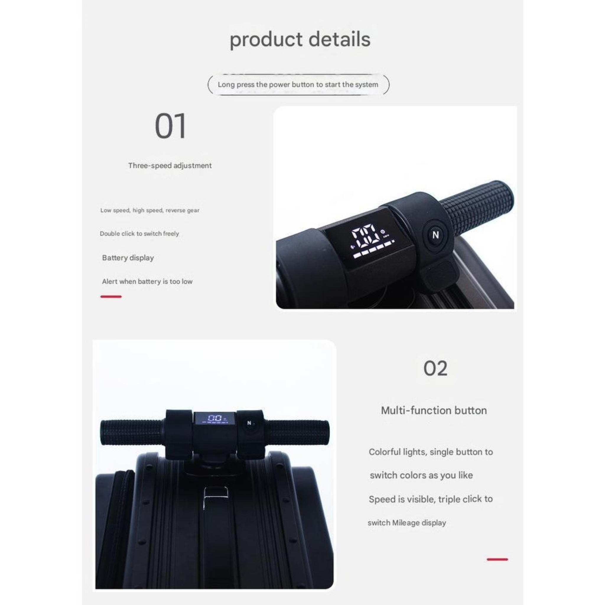 BEKE Smart Rideable Suitcase SCLTB - Airline Compliant Electrical Carry-on Luggage Travelling Bag