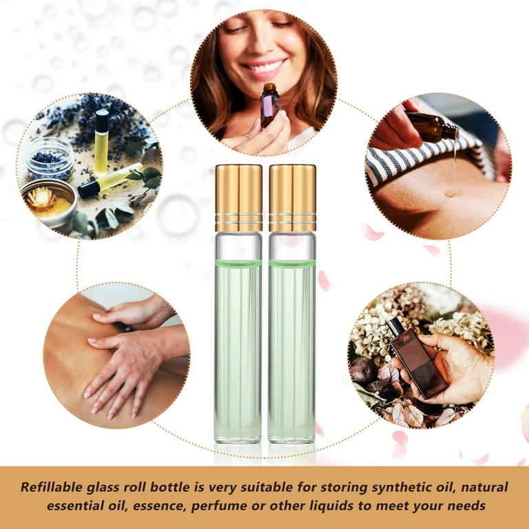 Glass Roll-on-Bottle Perfume Essential Oils