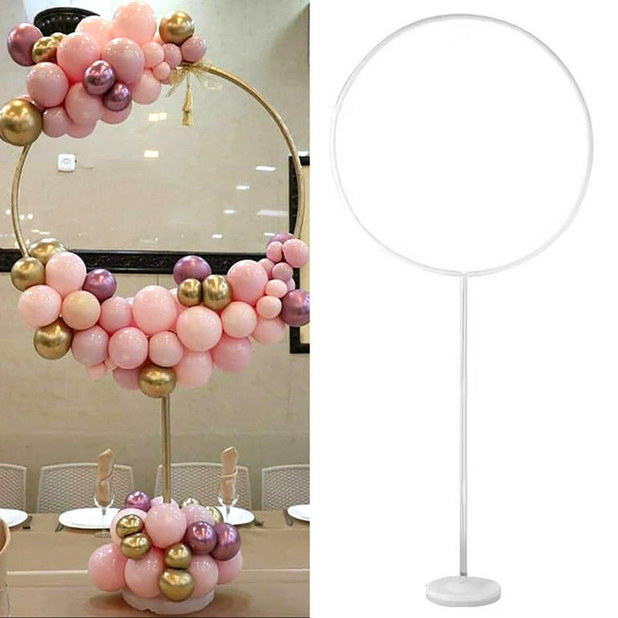 Balloon Arch Holder Garland Colum Stand 69x163cm