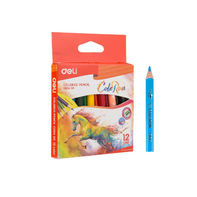 Deli Pencil Colours 12pack Assorted