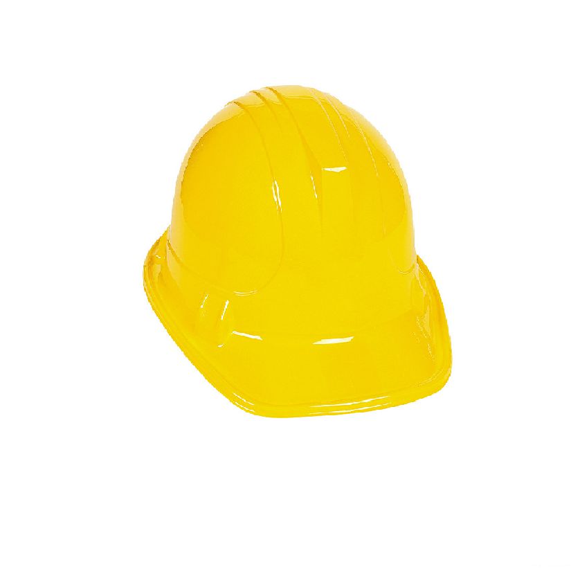 Construction Party Hat Soft PVC Plastic