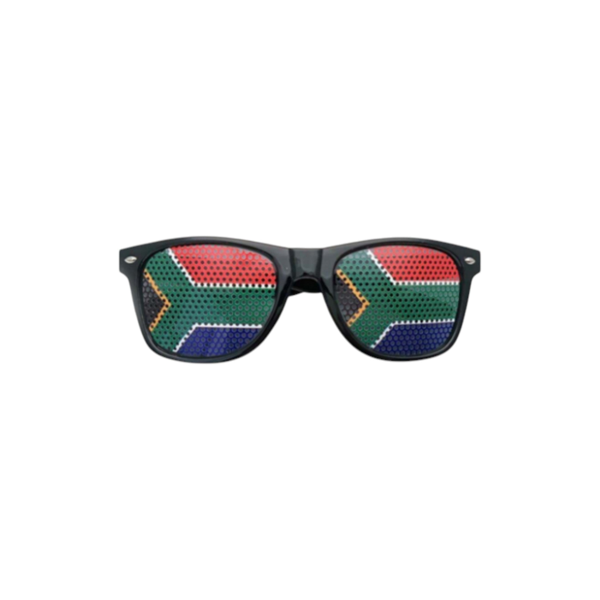 South African Flag- Fan Sun Glasses