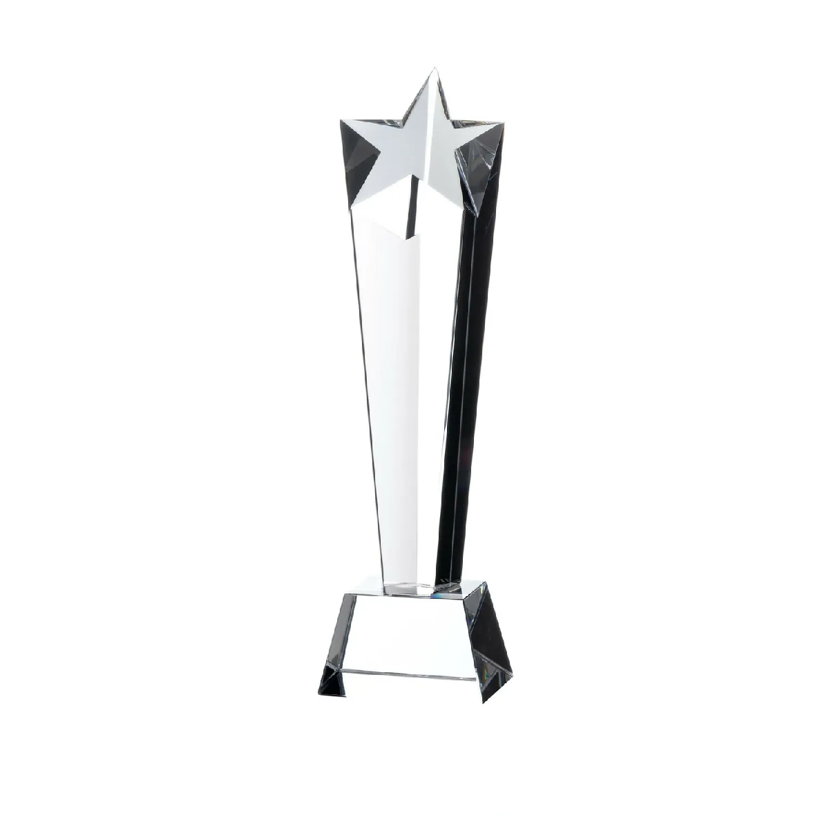 Glass Trophy Star 27cm DL-002