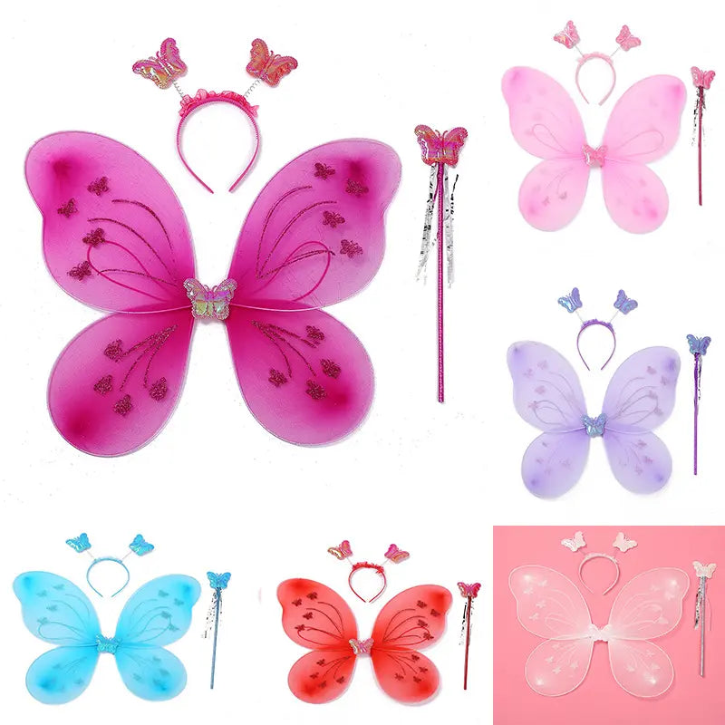 Dress-up Butterfly Wing Set Sage  Fairy
