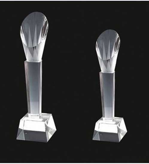 Glass Trophy Crown 27cm DL-005