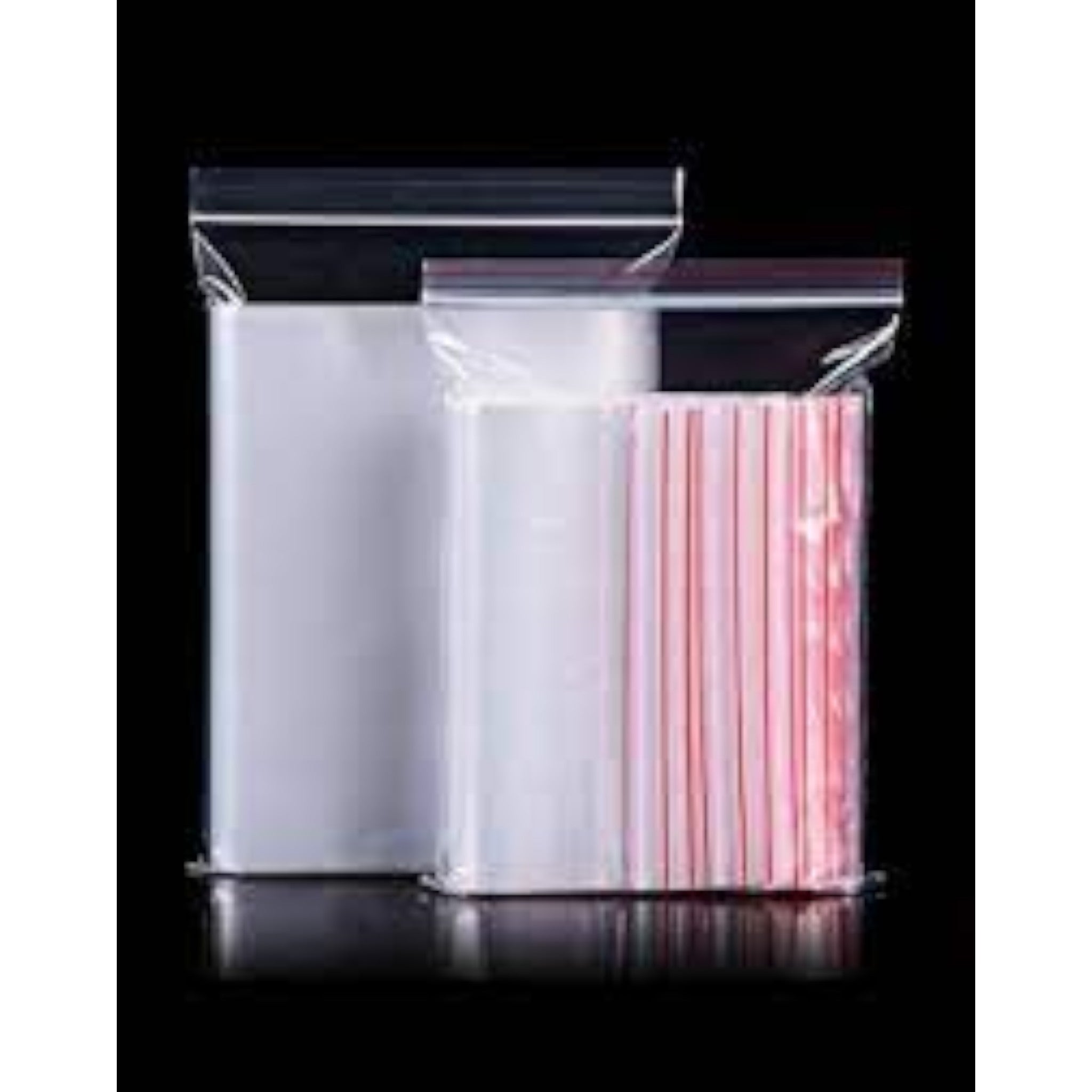 Zip Lock Bags Resealable A4 25x34cm 40mic 100pack