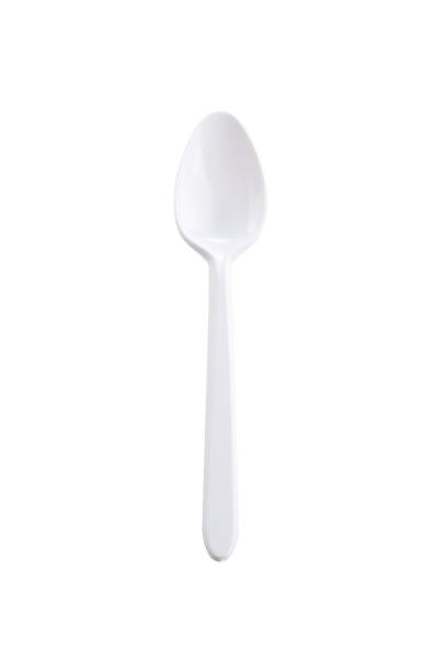 Disposable Dessert Spoon In Pack 100 Pcs White 15.5cm