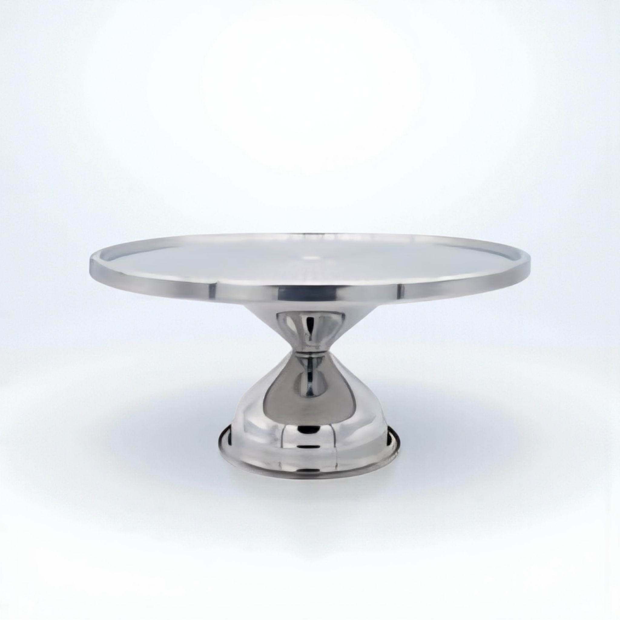 High Patisserie Cake Server Stand Footed - Stainless Steel 30x16cm SGN052