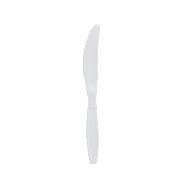 Disposable Plastic Knives White 100pack