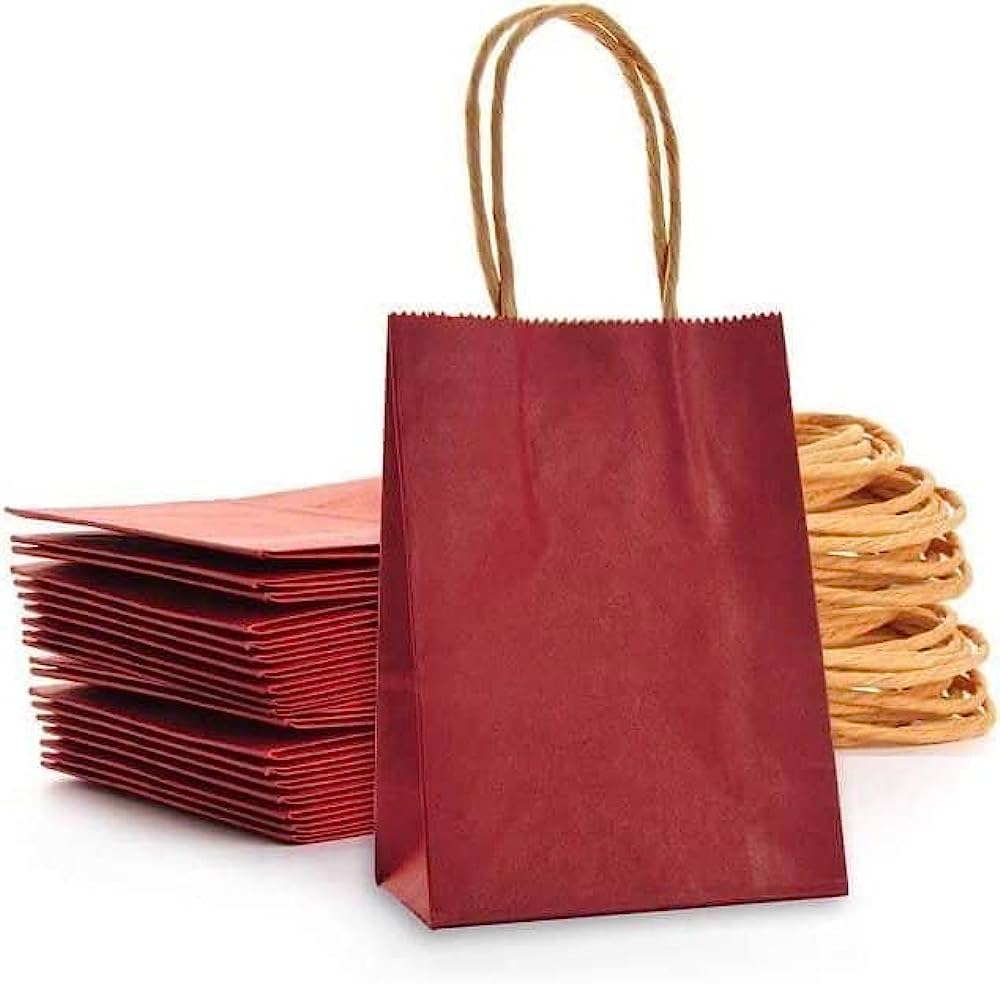 Kraft Paper Gift Bag 130g 21x16x8cm Assorted