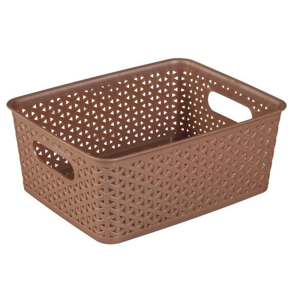 Plastic Basket Rattn Small Formosa
