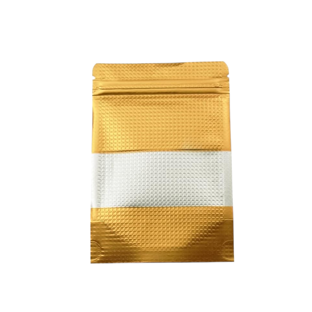 Aluminium Metalized Zip Lock Resealable Foil Bags with Window