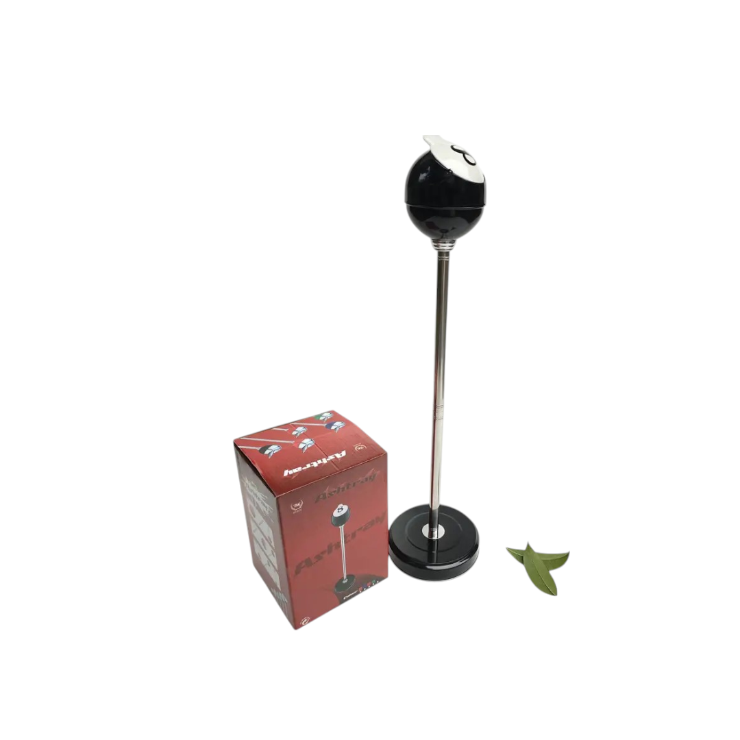Standing Ashtray - Stick Pool Ball