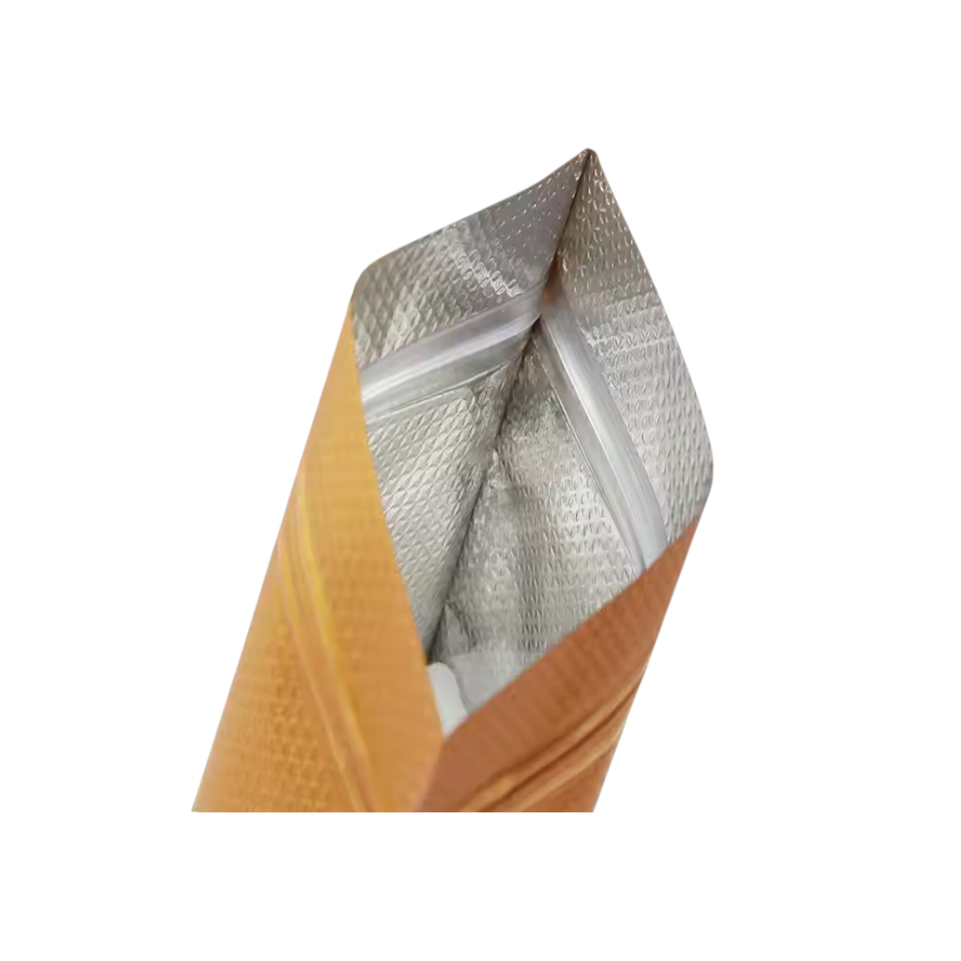 Aluminium Metalized Zip Lock Resealable Foil Bags with Window