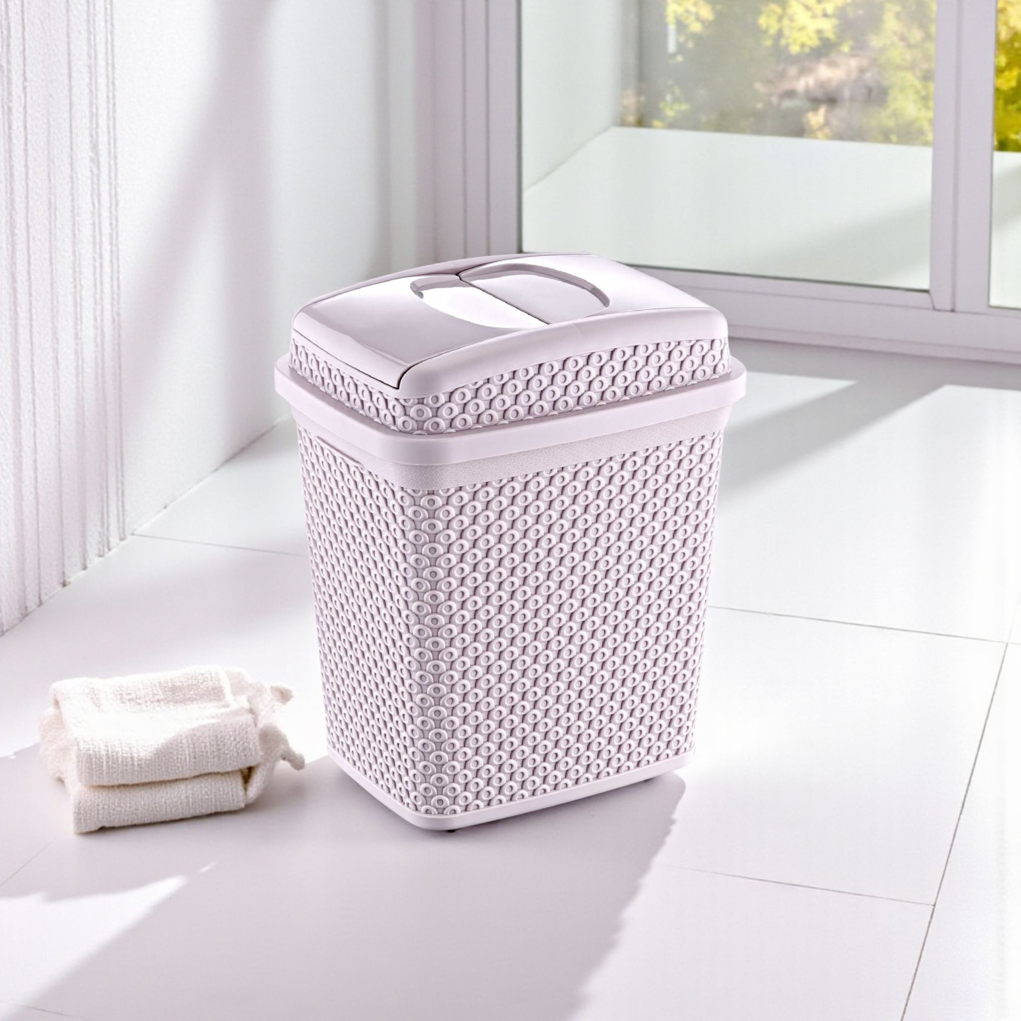 Hobby Life Diamond Whirpool Waste Dustbin 4.3L with Butterfly Lid 011171