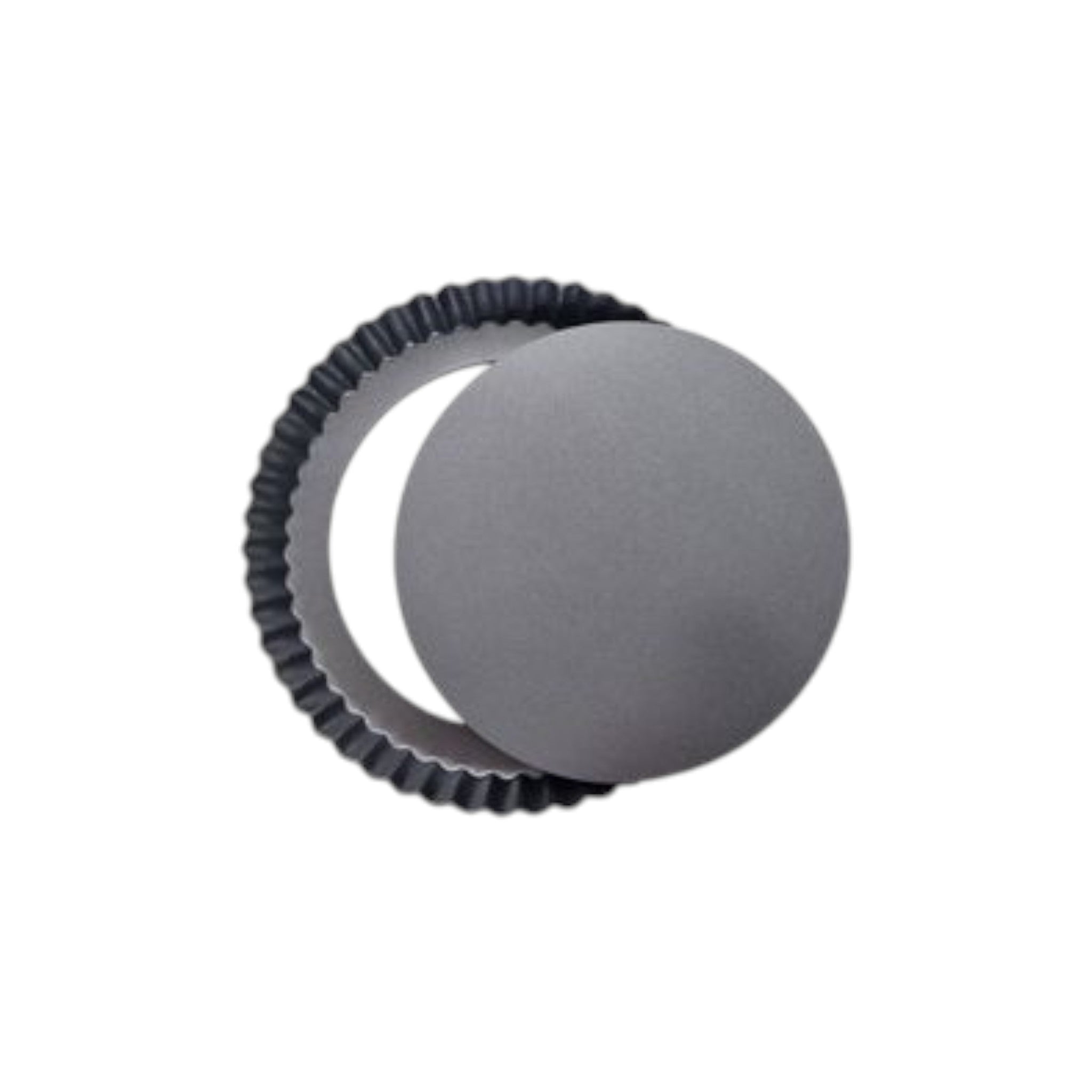 Salitanz Round Fluted Non‑Stick Tart Pan with Loose Base 23.5×3 cm