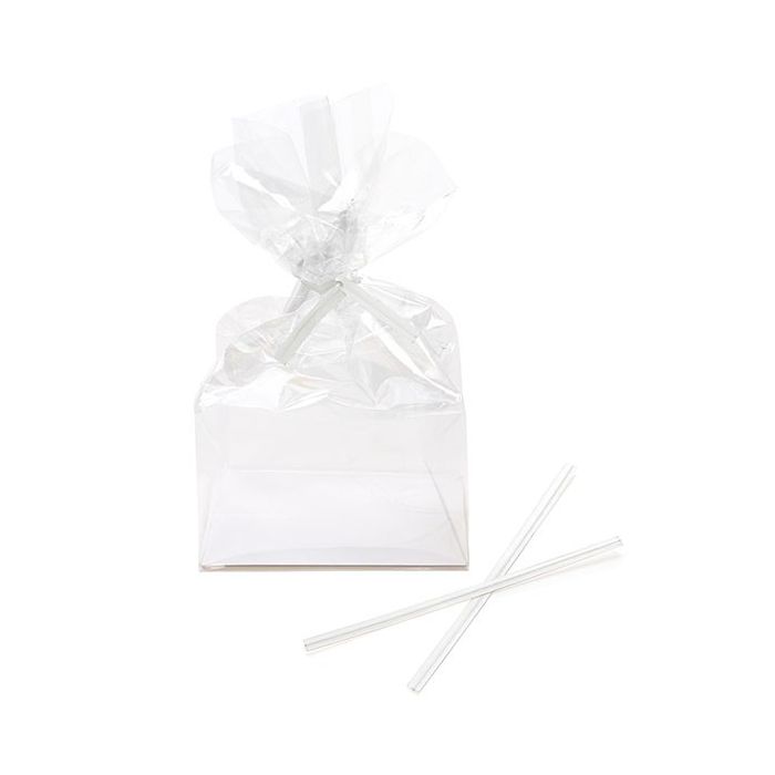 White Paper Twist Ties 4x75mm 1000pack