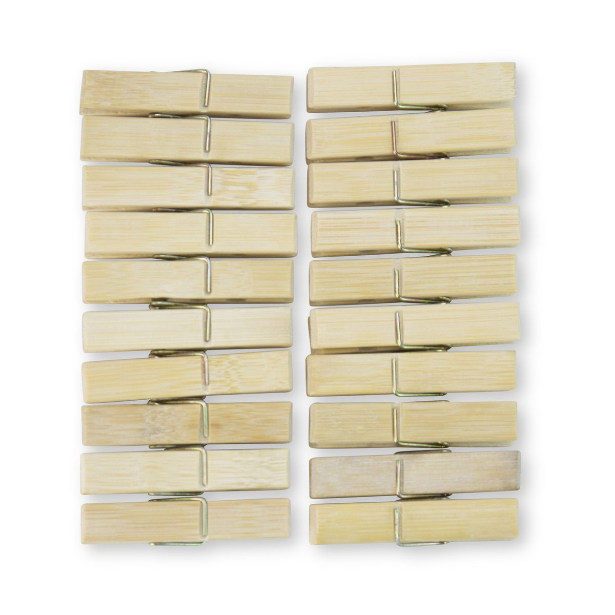 Wooden Bamboo Clothing Washing Pegs 6cm 20pack