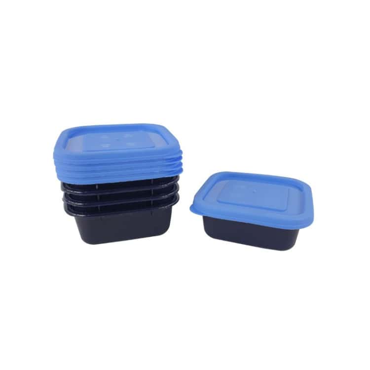 Square Storage Food Saver Container 125cc 5pack