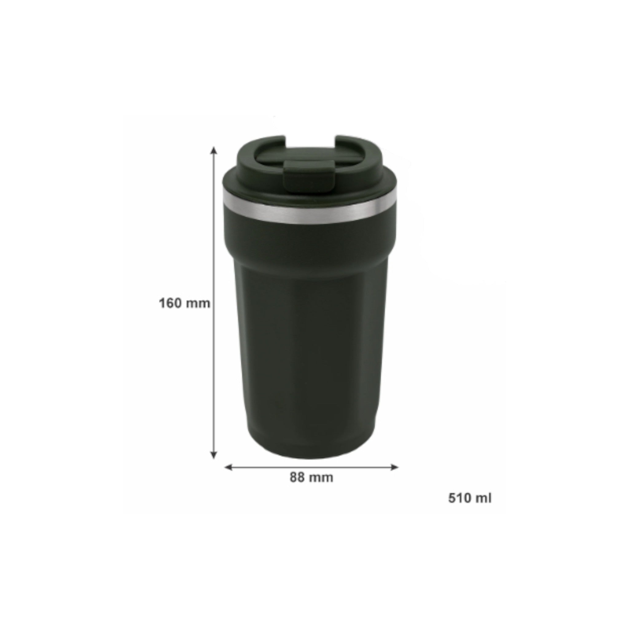 Regent Double Wall Stainless Steel Travel Mug Sage 510ml