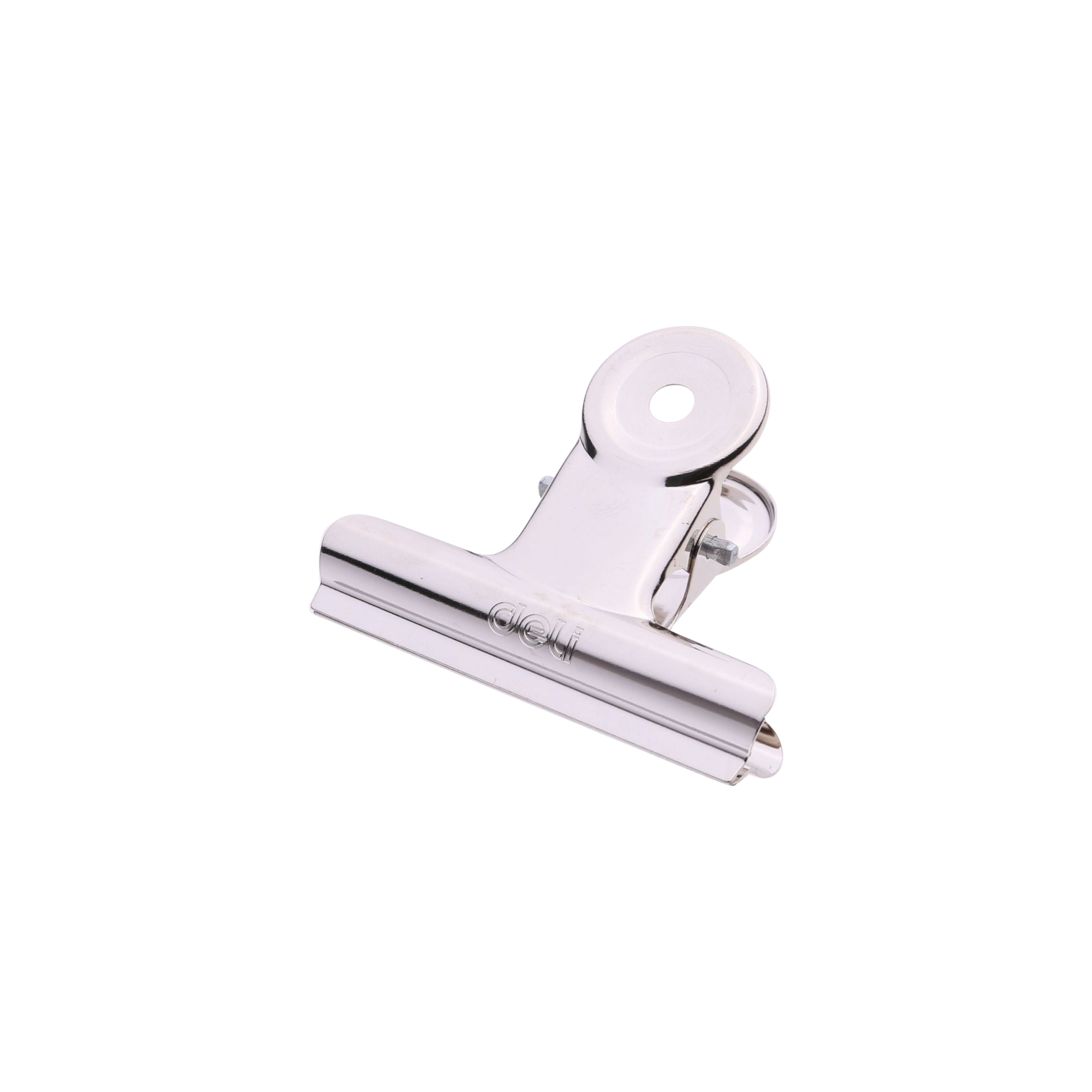 Deli Bulldog Clip Silver 64mm 6pack