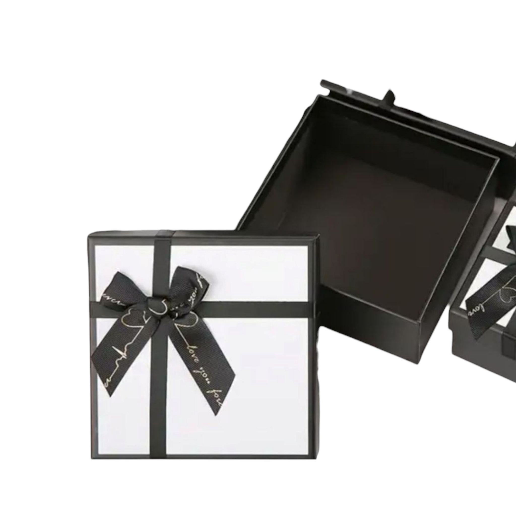 Nested Luxury Bow Gift Box 3pc Set