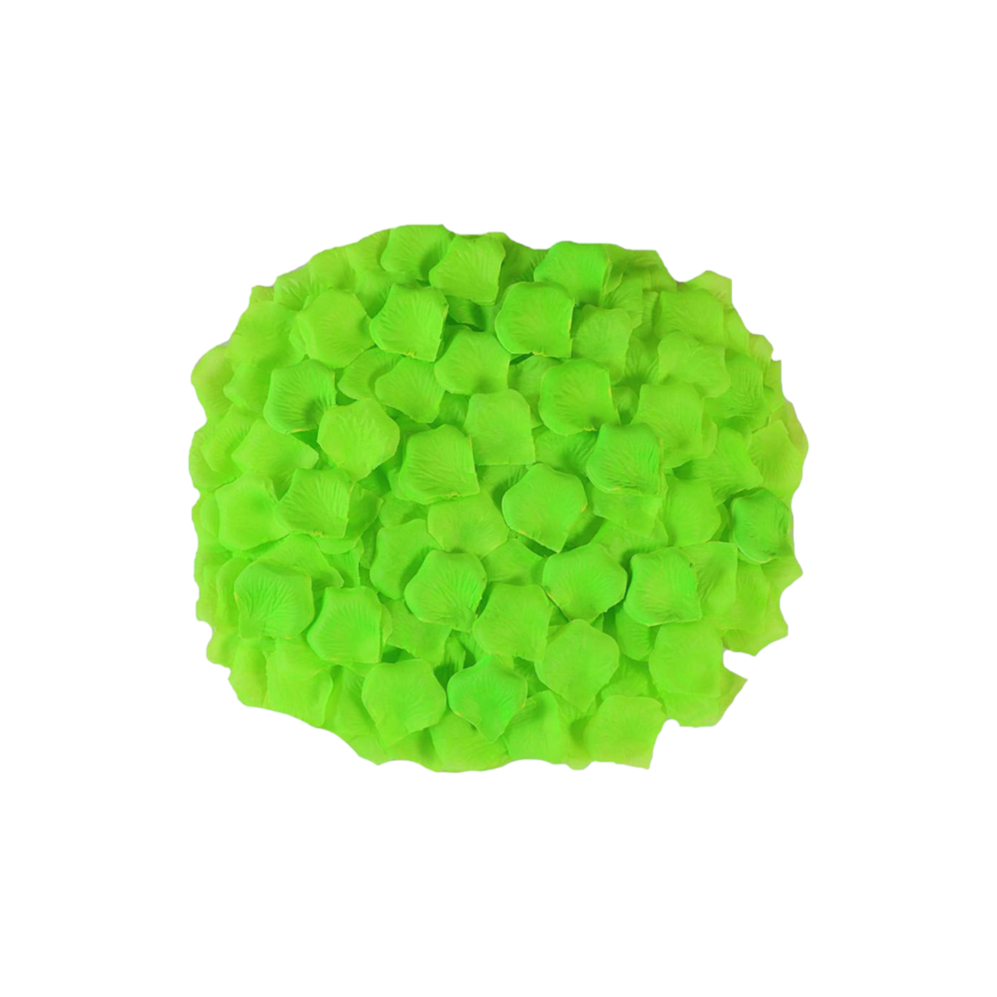Artificial Rose Petal Lime Green 150pcs