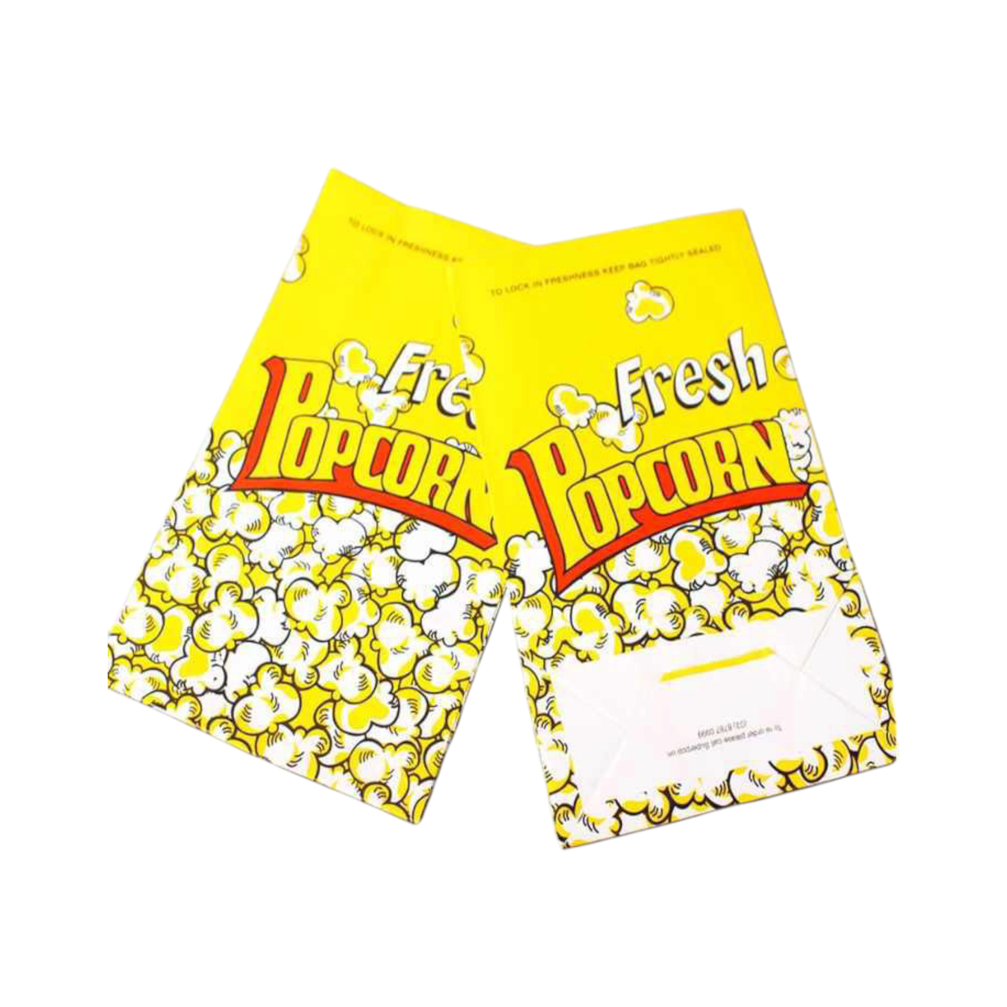 Retro Popcorn Paper Bags 10pack