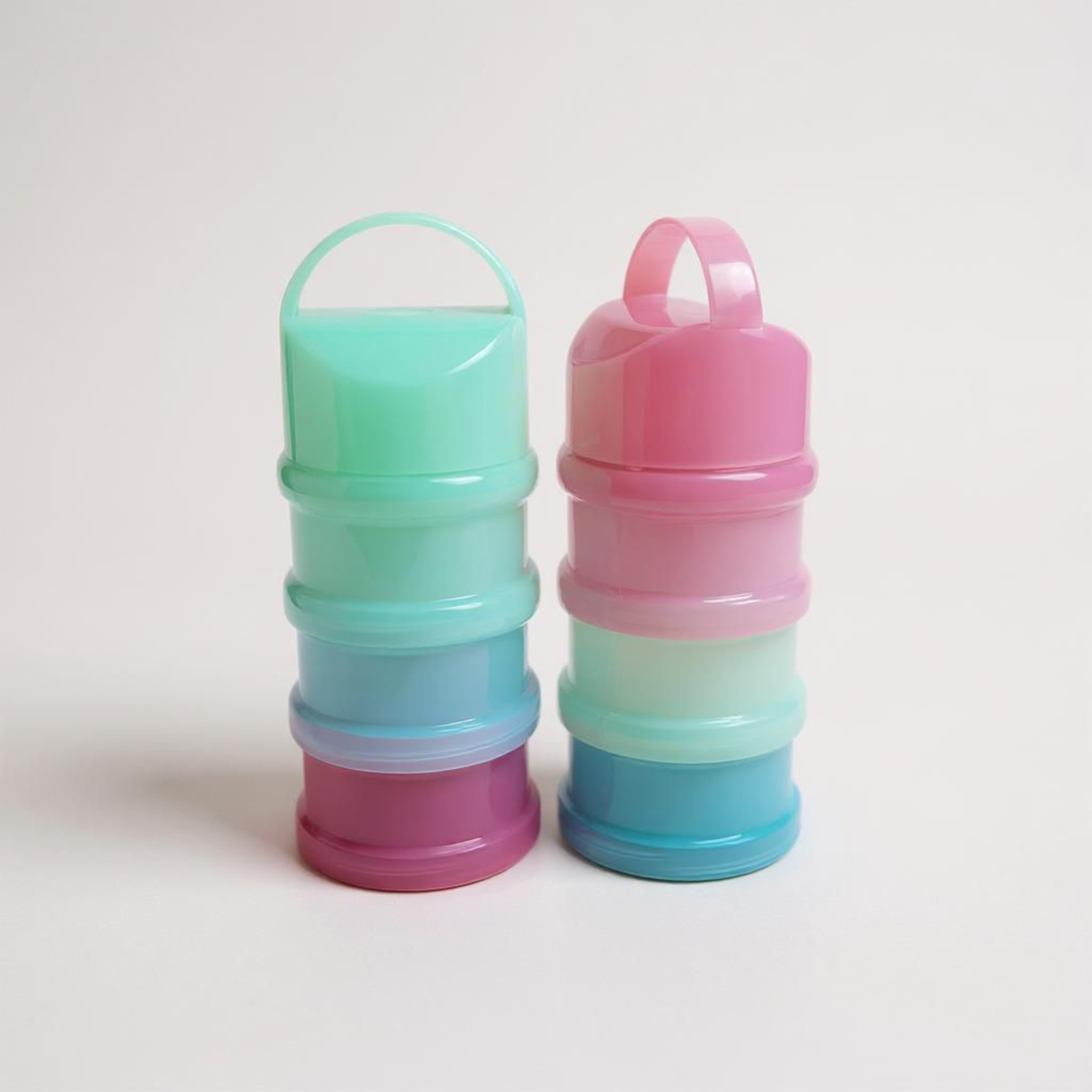 Powder Milk Dispenser 3-Tier Plastic