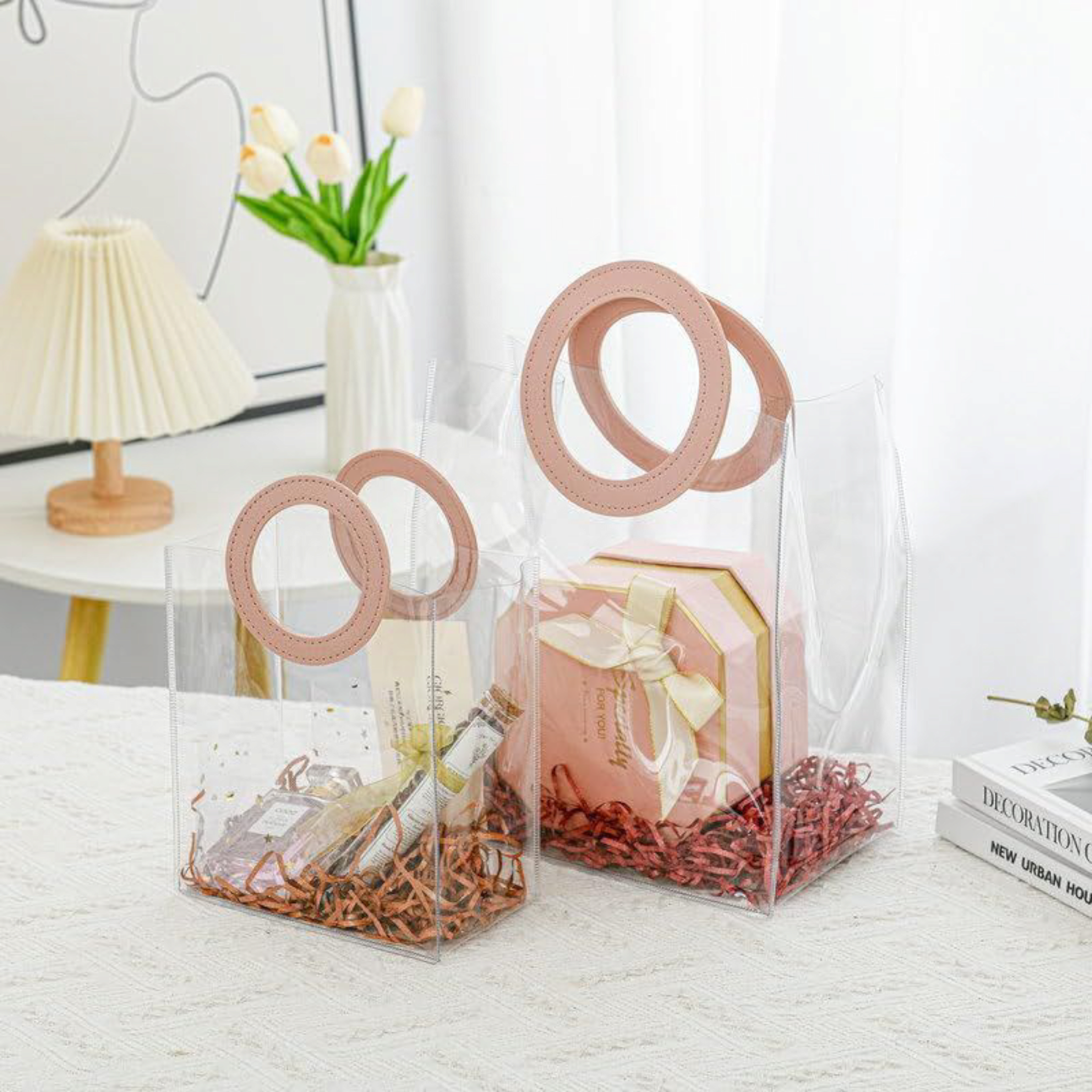 PVC Gift Bags with Round Handle