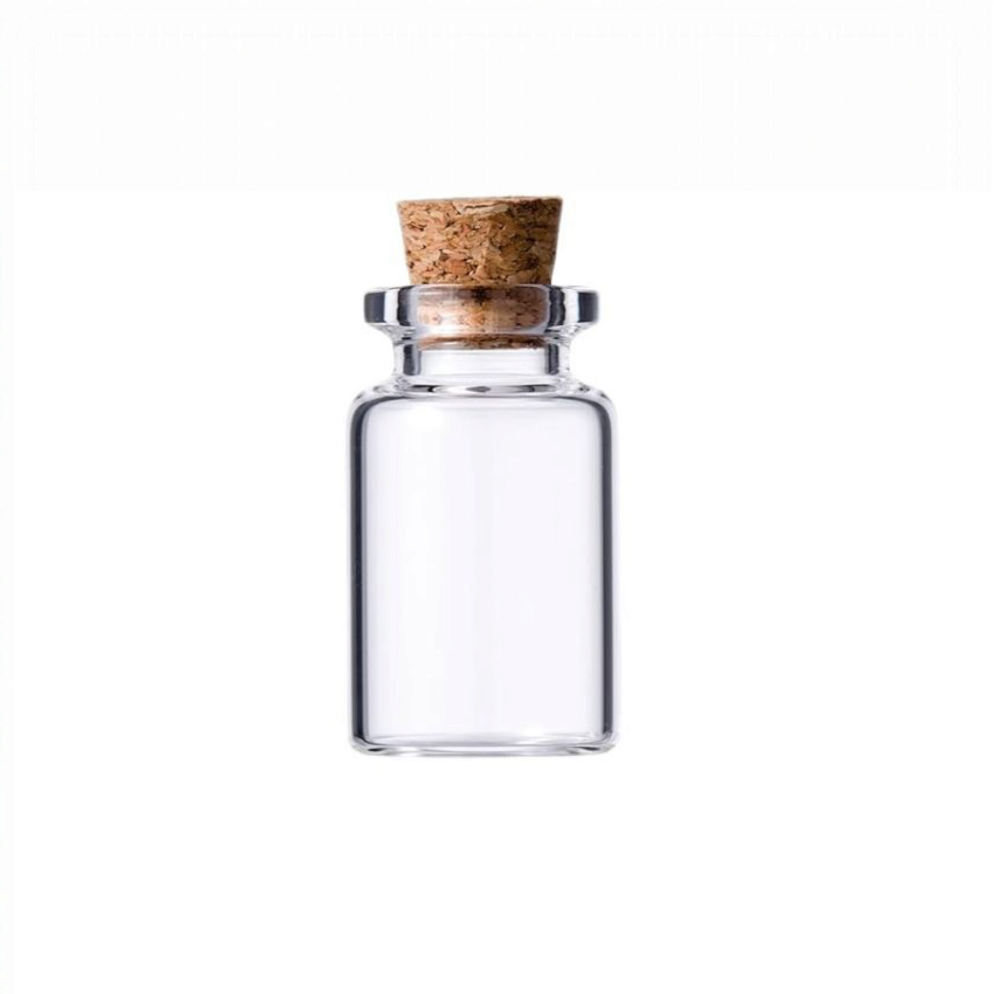 Regent Glass Bottle 15ml with Cork Lid 12pack 10584